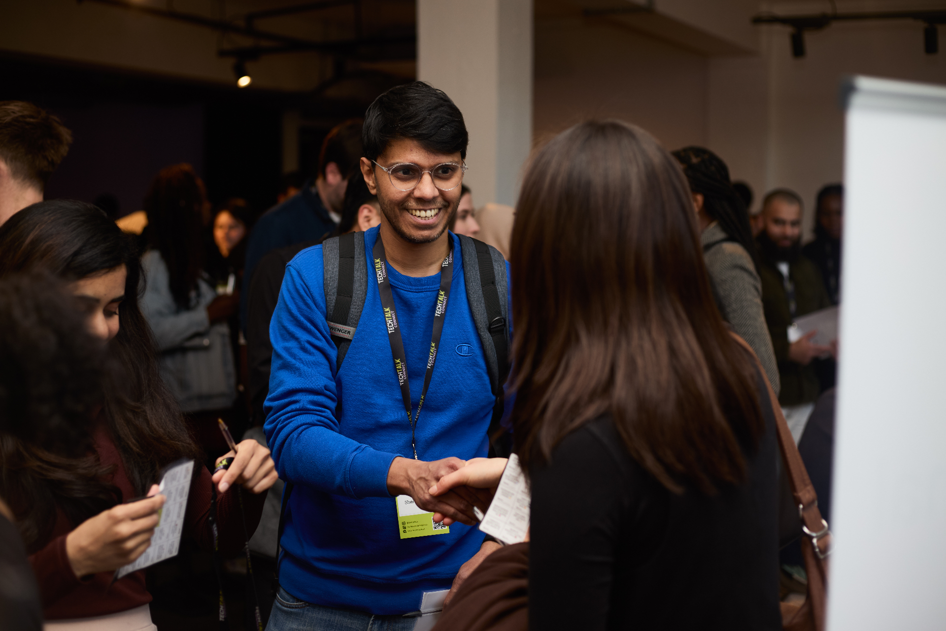 TechTalk Connect attendees networking